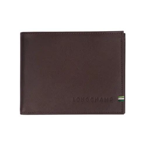 LONGCHAMP Кошелек из коровьей кожи стандартный мужской коричневый