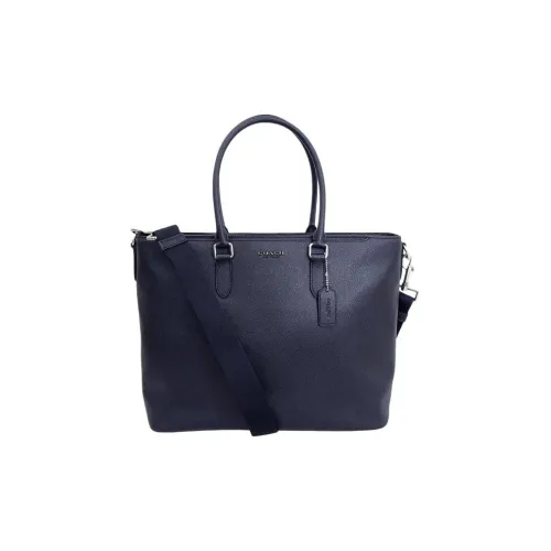 COACH Beckett Кожа Сумка через плечо Сумка Обычная Мужская Полночь Синий