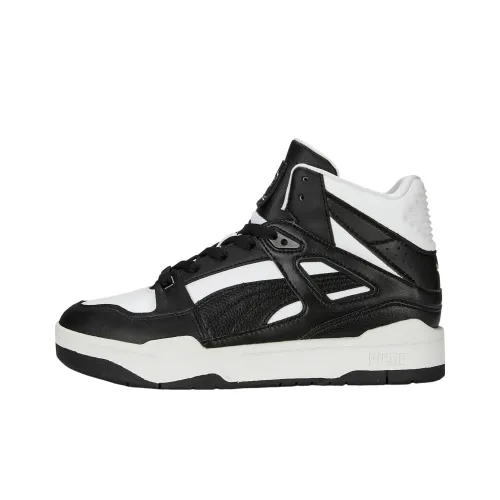 PUMA Slipstream Hi Runway High Топ Скейтборд Кроссовки Женские Черный Белый