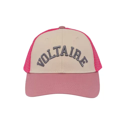 Zadig Voltaire Хлопок Бейсболки Женские Розовый Умбра