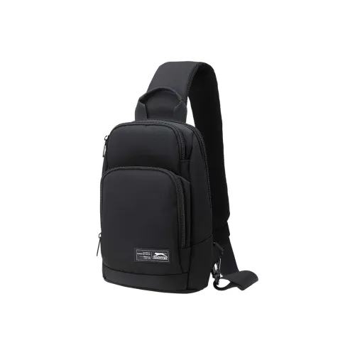 Slazenger Nylon Одно Плечо Через Плечо Бананка Сумка через плечо Унисекс Черный