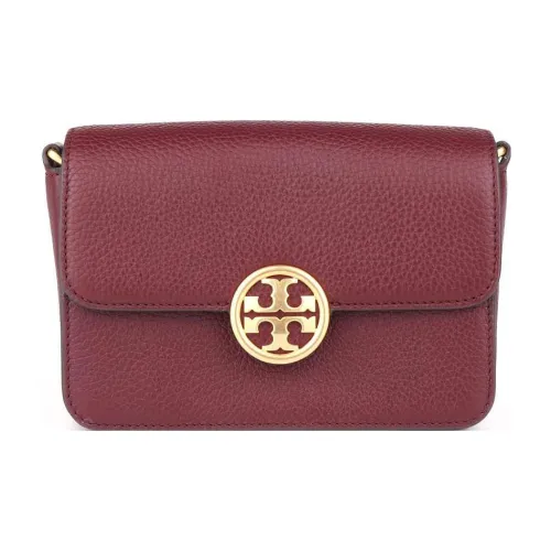 TORY BURCH Olivia GRAIN LEATHER Сумка через плечо Мини Женская Красная