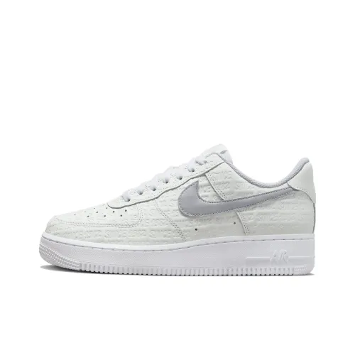 Nike Air Force 1 'SINCE 1982' Low Топ Скейтборд Кроссовки Женские Металлический Серебристый Белый