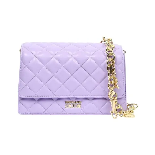 VERSACE JEANS COUTURE Сумка через плечо из кожи сумка на плечо женская фиолетовая