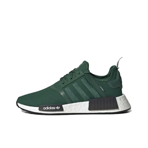 Adidas Originals NMD_R1 Slip Resistant Abrasion Resistant Низкий Топ Повседневная обувь Женская Зеленая