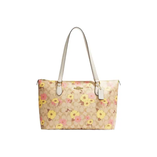 COACH Gallery с сумкой Tote из коровьей кожи сумка для покупок сумка через плечо сумка большая женская хаки