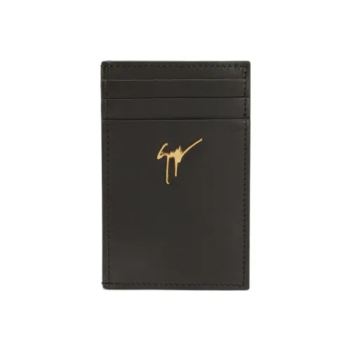 Giuseppe Zanotti GZ Leather Card Holder Men's Black