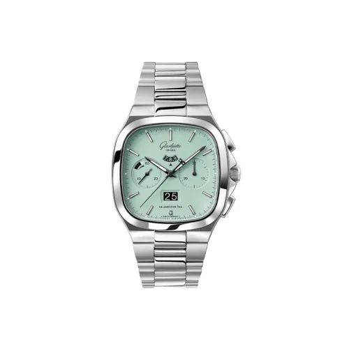 Glashütte Original Автоматический Механический Часы Мужские Винтажные 40мм*40мм Зеленые