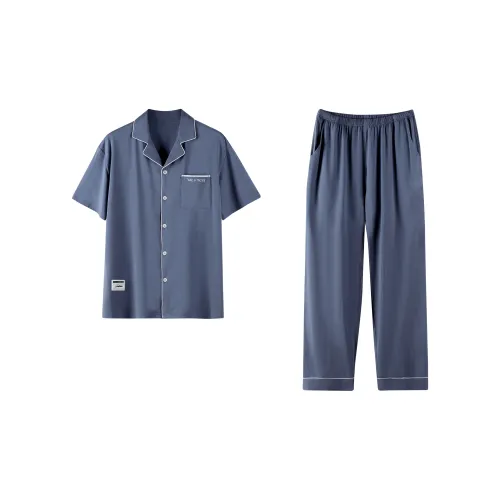 XUANZHITING Синий Мужской Пижамный Комплект