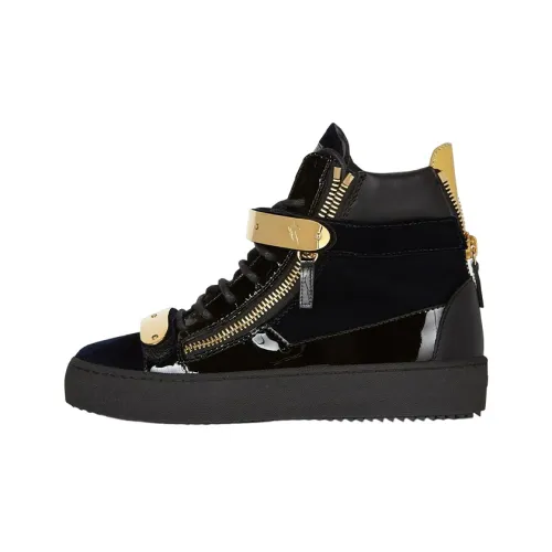 Giuseppe Zanotti GZ Coby Low Топ Стильные Скейтбординги Мужской Черный