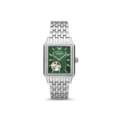 EMPORIO ARMANI Механический механизм Мужские часы Machine 32мм*48мм Зеленый
