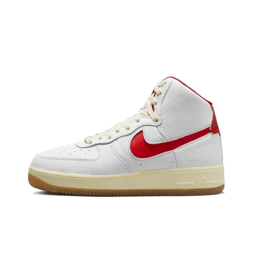 Nike Air Force 1 Sculpt Slip-resistant Shock Absorbers High Top Скейтбординг Кроссовки Женские Белые