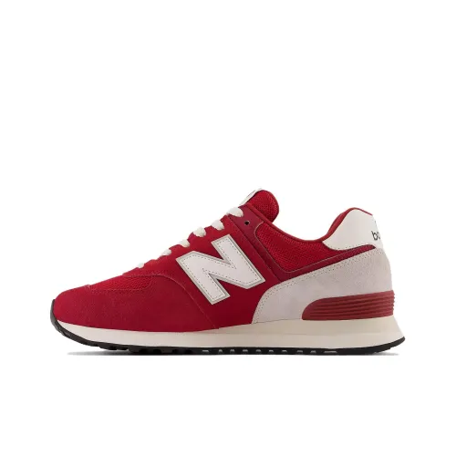 New Balance NB 574 Low Топ Беговые кроссовки Унисекс Красный