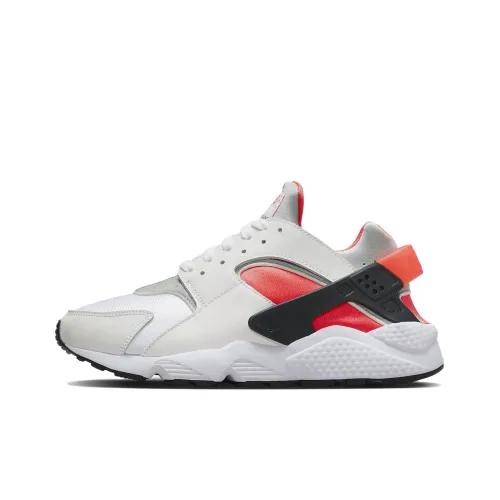 Nike Air Huarache Slip Резистентный к истиранию Низкий топ Амортизирующие беговые кроссовки Мужские Серый Красный