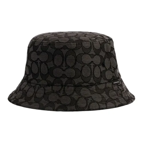 COACH Мужские панамы из хлопка, черные