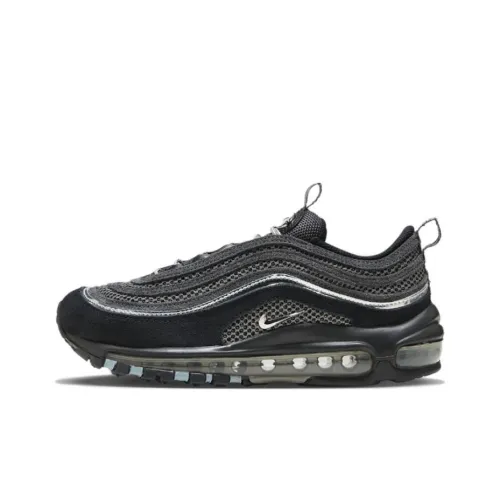 Nike Air Max 97 Устойчивый к истиранию Низкий Топ Повседневная обувь Женская Темно-серый