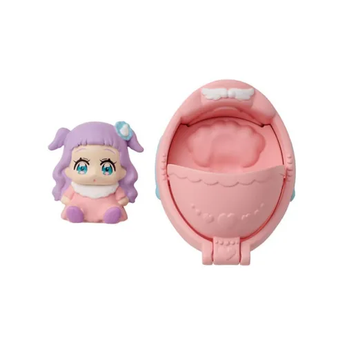 BANDAI VAST SKY Pretty Cure Girlish Azure+Cradle Набор Розовые Фигурки в стиле Chibi