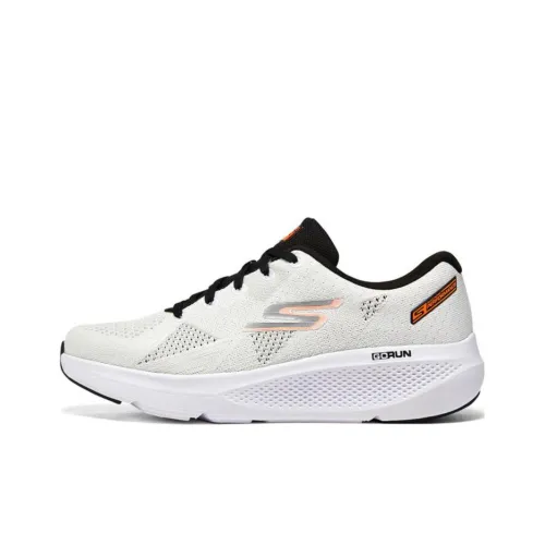 Skechers GO RUN Elevate Low Топ Беговые кроссовки Мужской Белый Серый