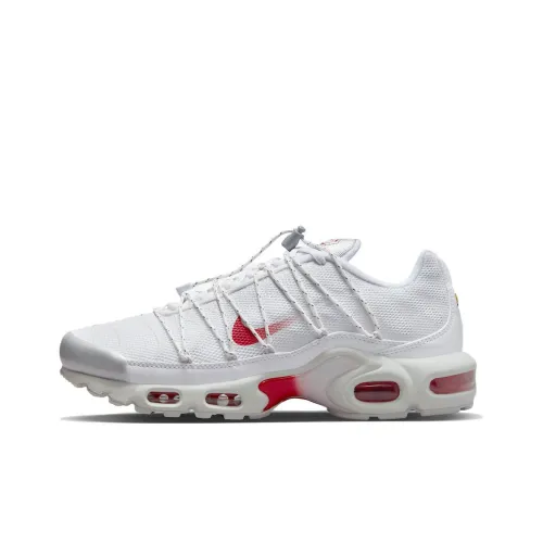 Nike Air Max Plus Utility Low Топ Спортивная Повседневная Обувь Мужская Белый Красный