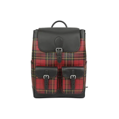 COACH Frankie Коровья кожа Рюкзак Большой Мужской Красный и Черный