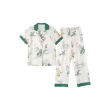 Желтая роза (Короткий рукав рубашка + штаны) женский комплект.