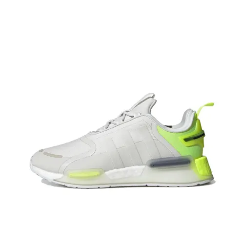 Adidas Originals NMD_R1 V3 Slip Resistant Abrasion Resistant Низкий Топ Повседневная обувь Мужская Белый Зеленый