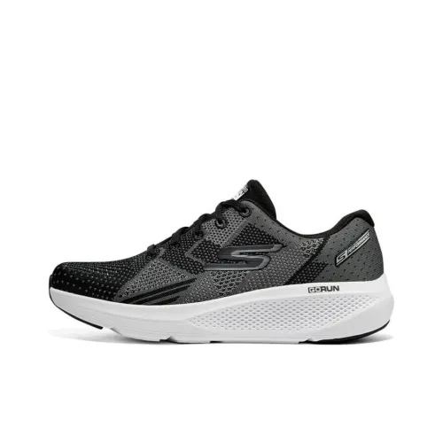 Skechers GO RUN Elevate Low Топ Повседневные Беговые Кроссовки Мужские Черные Белые