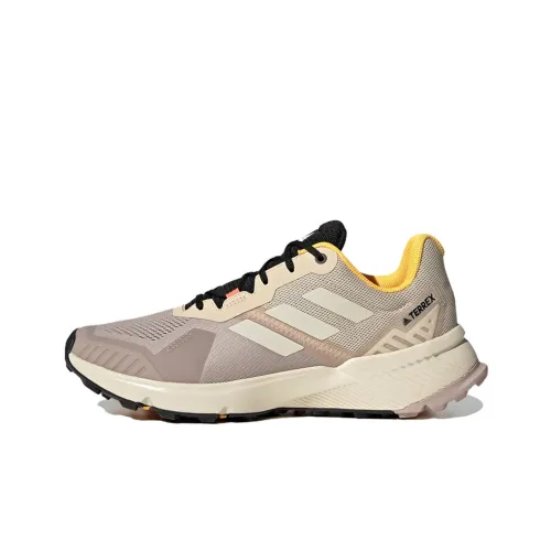 adidas Terrex Soulstride Бег по тропам Противоскользящий Устойчивый к истиранию Низкий Топ Беговые кроссовки Светлый Умбра
