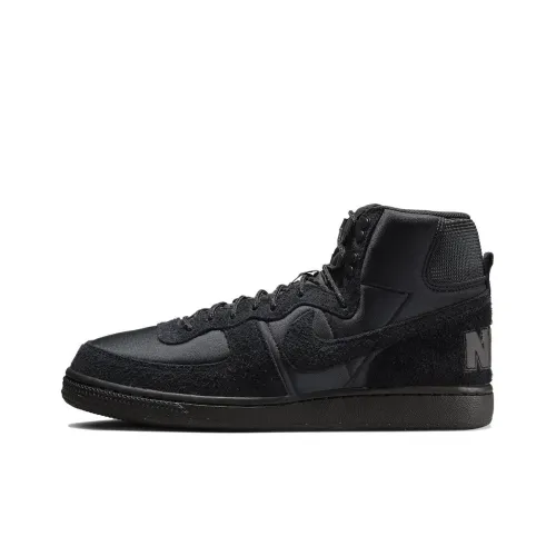 Nike Terminator High 'Hiking Boot' Slip-resistant Abrasion-resistant High Top Skateboard Shoes Black Найк Терминатор Хай 'Hiking Boot' Противоскользящие Устойчивые к истиранию Высокие Кроссовки для скейтбординга Черные