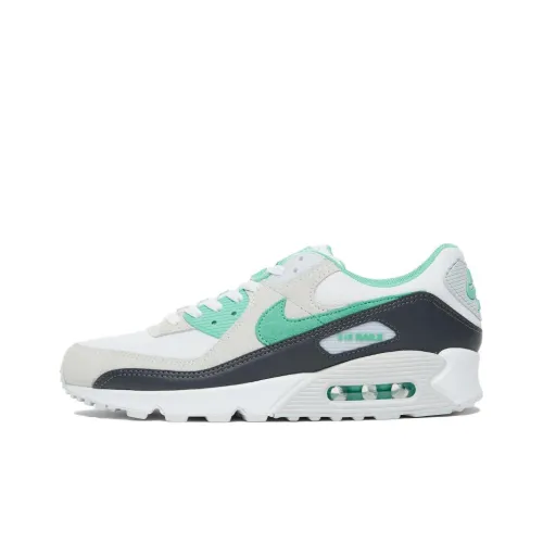 Nike Air Max 90 Low Топ Повседневная обувь Мужская Белый Черный Зеленый