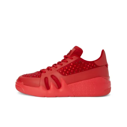 Giuseppe Zanotti GZ Talon Low Топ Стильные Скейтбординги Мужской Красный