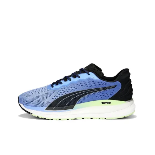 PUMA Magnify Nitro Surge Magnify Nitro Surge Slip-resistant Abrasion-resistant Low Top Беговые кроссовки Мужские Синий Черный