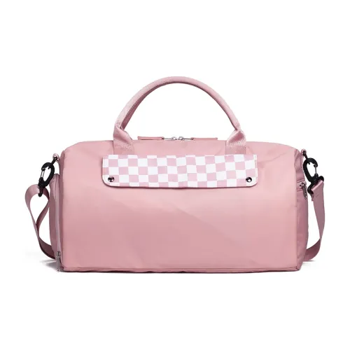 LOVERPUSS Нейлоновая спортивная сумка переносная сумка для йоги сумка через плечо большая женская розовая