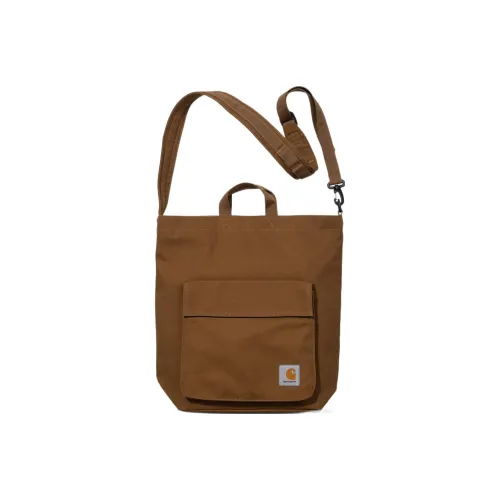 Carhartt WIP Холст Тоут Сумка Сумка для покупок Сумка через плечо Холст Сумка Сумка на одно плечо Мужская Коричневая