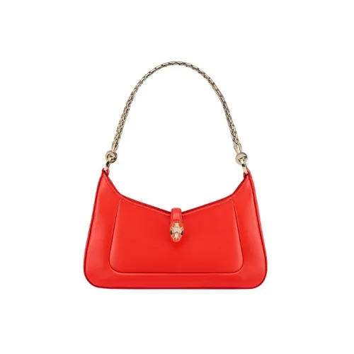 BVLGARI Телячья кожа Сумка Сумка через плечо Женская Апельсин