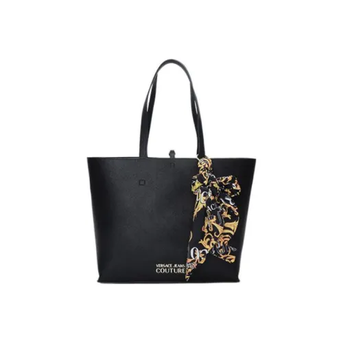 VERSACE JEANS COUTURE ПУ (полиуретан) Синтетическая кожа Тоут Сумка Сумка для покупок Сумка Сумка через плечо Женская Черная