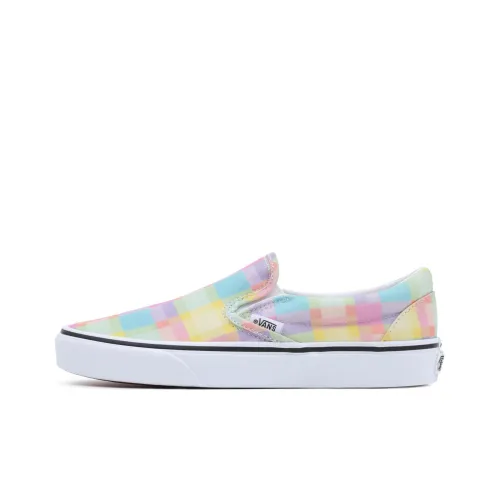 Vans Slip On Series Классические Низкие Кроссовки для Скейтбординга Унисекс Многоцветные