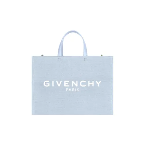 GIVENCHY Холст Тоут Сумка Сумка для покупок Сумка через плечо Сумка среднего размера Женская Светло-синяя
