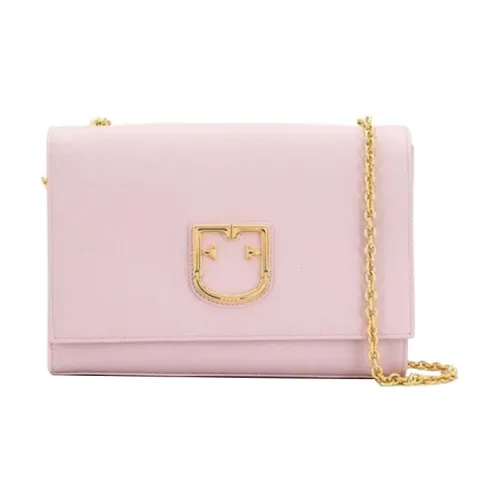 Furla Viva Кожа Сумка через плечо Женская Розовая