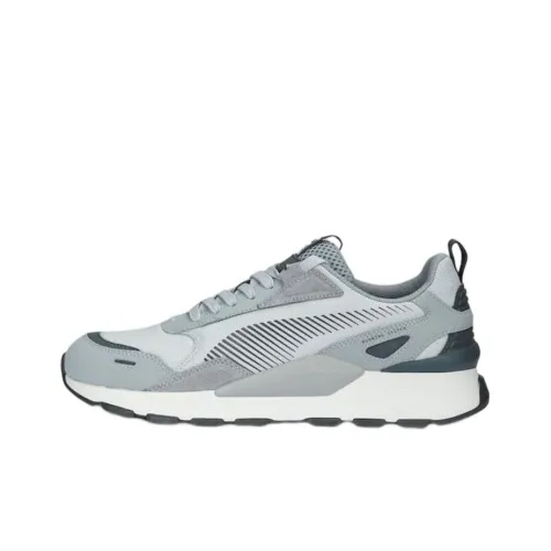 PUMA RS 3,0 Suede Low Top Casual Unisex Silver Gray PUMA RS 3,0 Замша Низкий Топ Повседневный Унисекс Серебряный Серый
