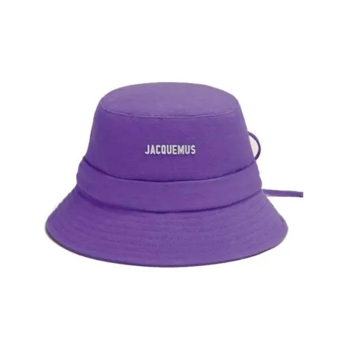 Jacquemus Cotton Bucket Hats Фиолетовый Унисекс