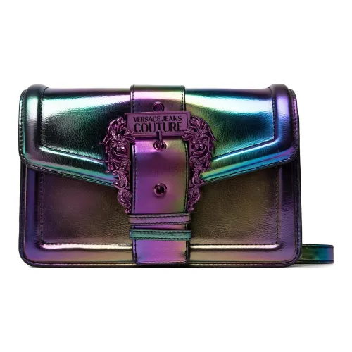 VERSACE JEANS COUTURE Полиэстер Сумка через плечо Средняя Женская Синий Фиолетовый Градиент