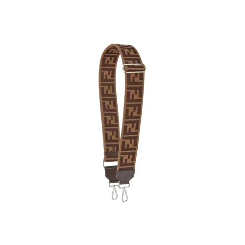 FENDI Плечевой Ремень Strap YouПлечевой Ремень Из Ленты Коричневого Цвета