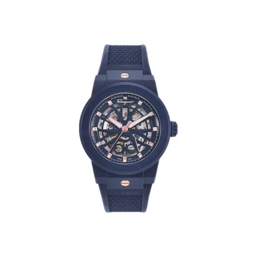 Ferragamo Автоматический механический механизм Мужские часы 12mm Скелет