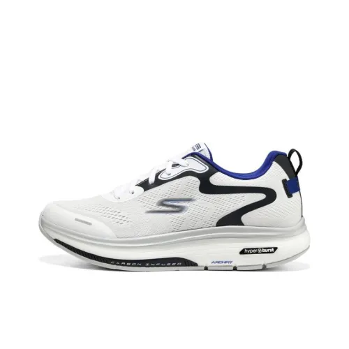 Skechers Go Walk Workout Walker Низкие Кроссовки для Беговых Тренировок Мужские Белые Черные Синие