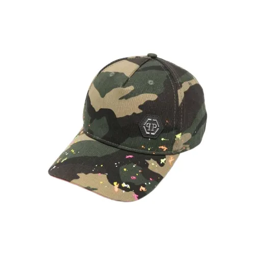 PHILIPP PLEIN Хлопковые кепки, зеленый, мужской