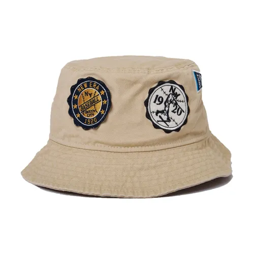 New Era Cotton Bucket Hats Хаки Унисекс
