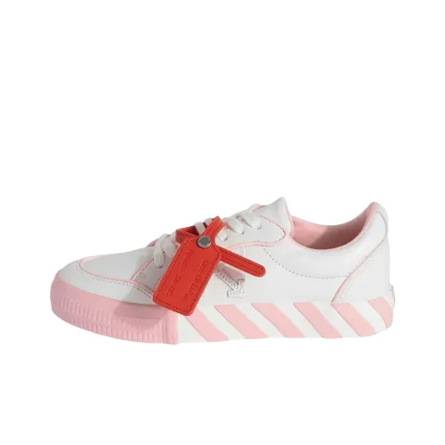 Off Белый Низкий Топ Стильный Скейтбординг Женские Розовый Белый