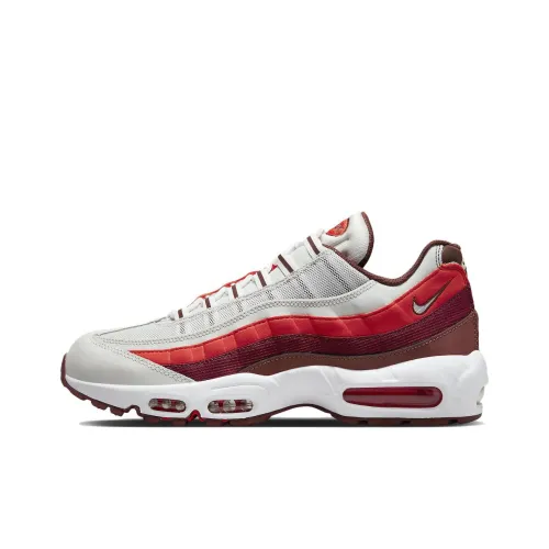 Nike Air Max 95 Low Топ Повседневная обувь Мужская Белый Красный