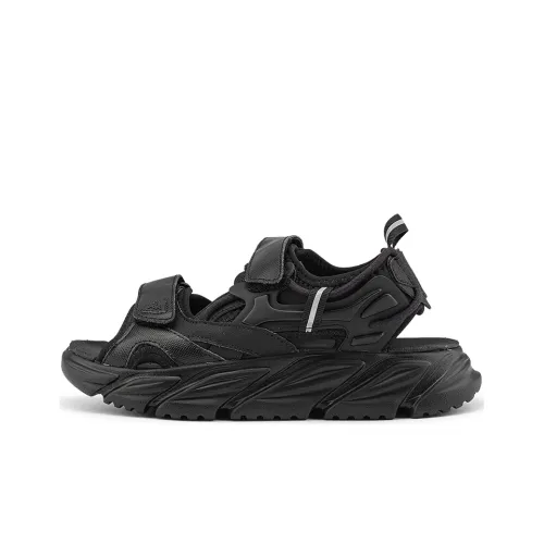 KAPPA Пляжные сандалии Черный 990 Женские